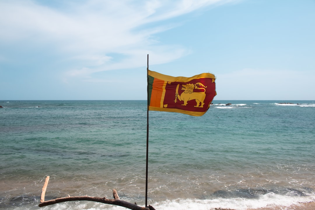 Photo beach flag