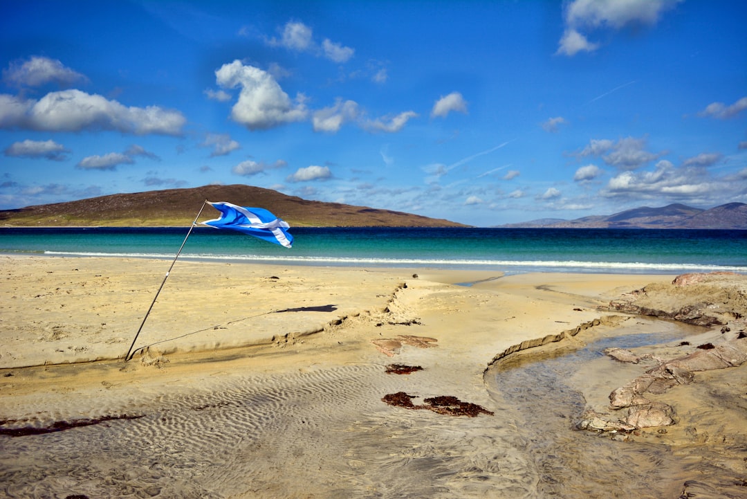 Photo beach flag