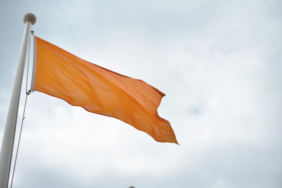 Photo beach flag