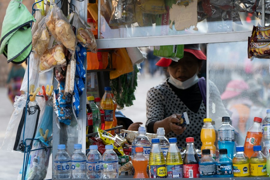 Photo local products market